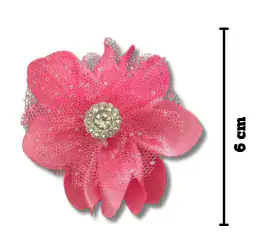 Ganchos rosas de colores con liga