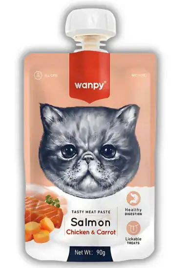 WANPY DOYPACK SALMON, CHICKEN & CARROT