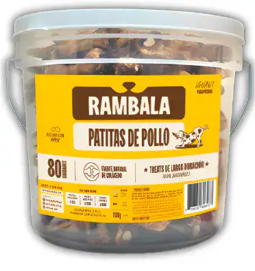 PATAS DE POLLO BALDE RAMBALA