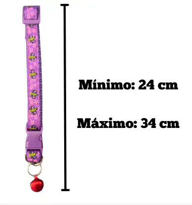 PLANCHA COLLAR NYLON ABEJITA X12