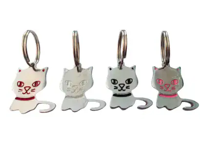 Placas de Metal Para Gatos Cuerpo Entero