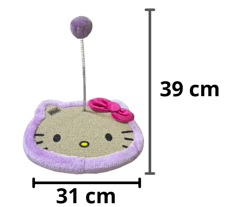 arañador de piso hello kitty
