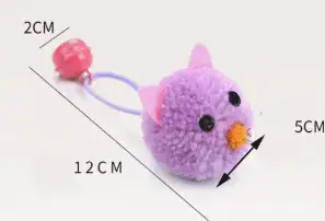 CAT TOY RATON CASCABEL X2