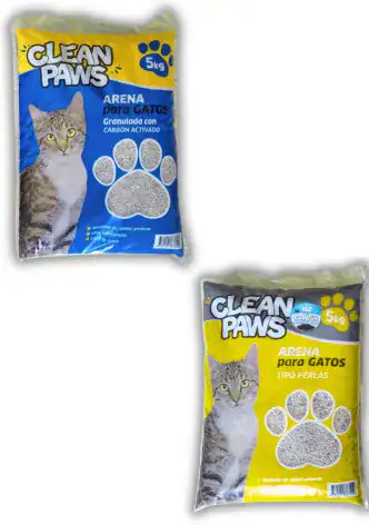 Arena clean paws carbon activado