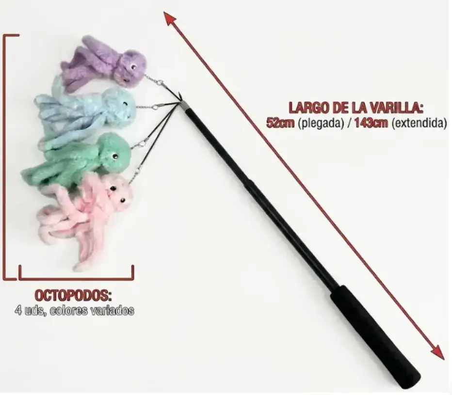 PALITO TRANSPARENTE CON MARIPOSA