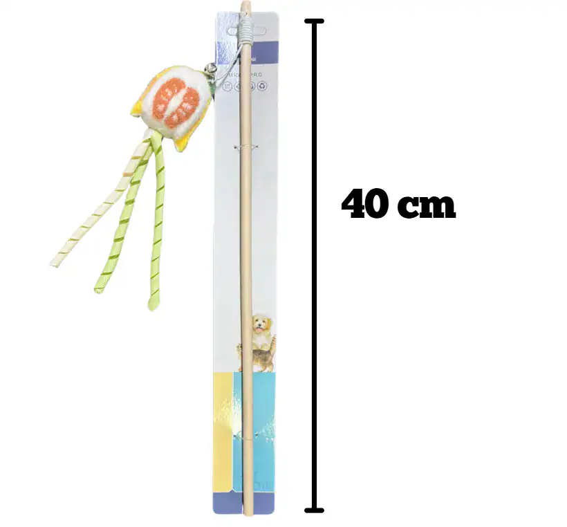 PALITO CON FLOR Y PLUMAS