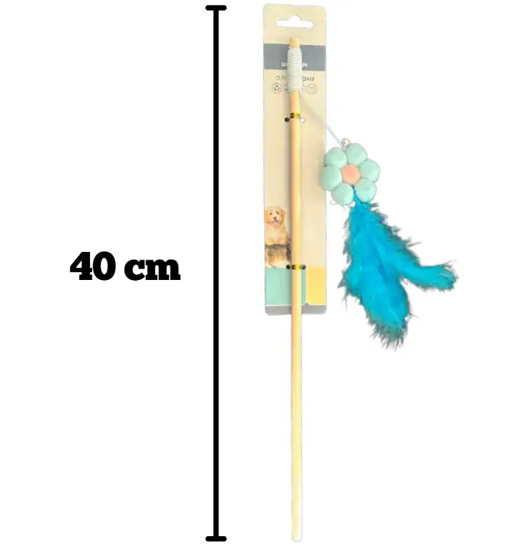 PALITO RESORTE CON PLUMAS