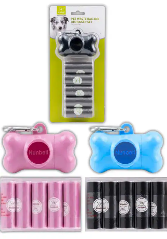 Hueso portabolsa para heces Nunbell x5