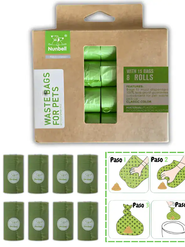 Caja con bolsa de repuestos Nunbell x8