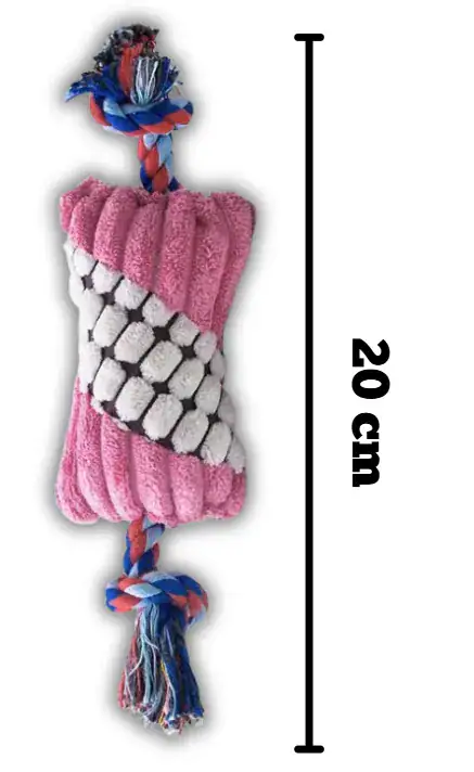 Soga con Hueso de Peluche