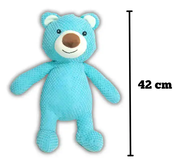 PELUCHE OSITO TEDDY AZUL