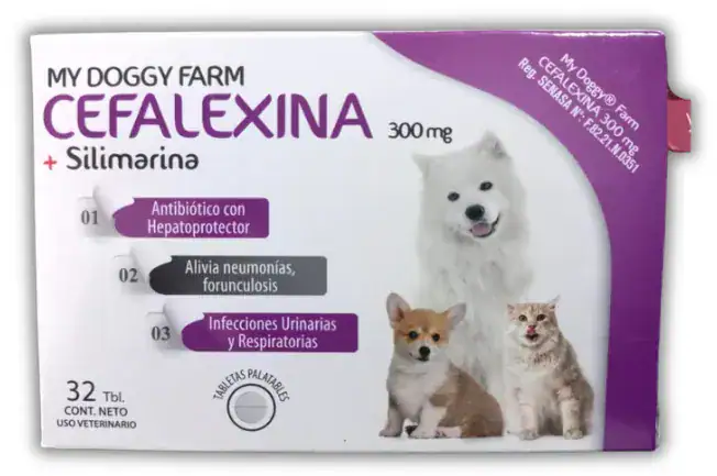 CEFALEXINA + SILIMARINA MY DOGGY 300MG