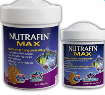 microgránulos para peces pequeños - nutrafin max