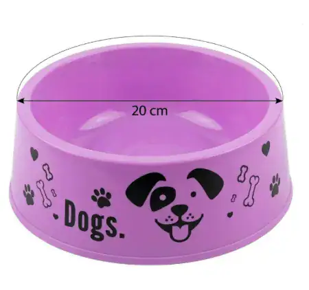 PLATO DOGS CARITA ESTAMPADA