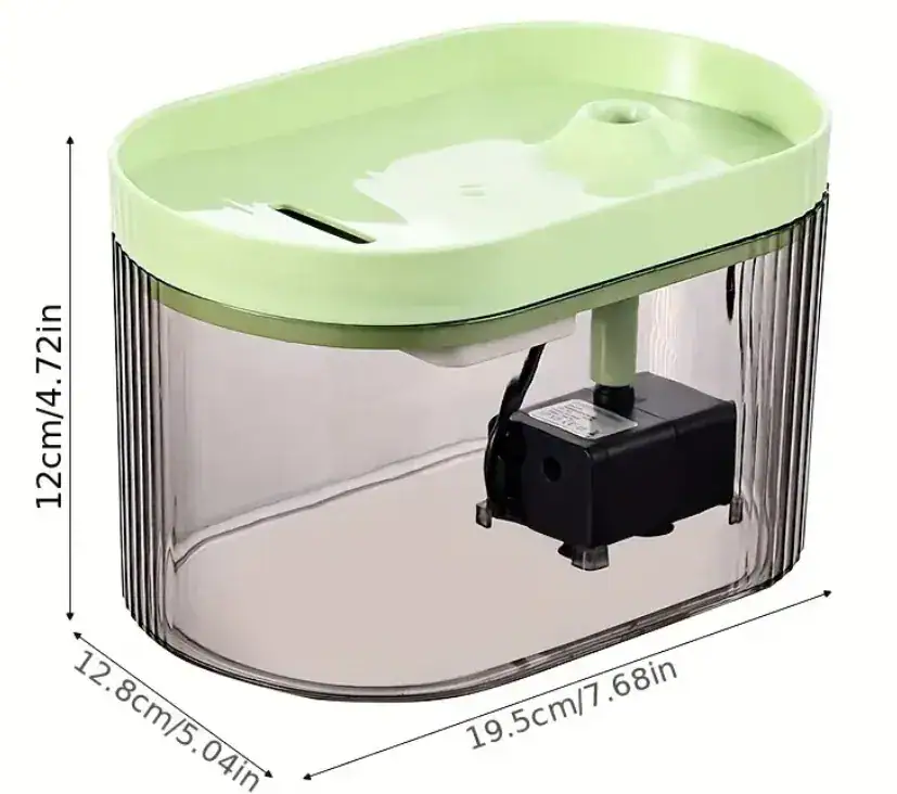 Fuente RECTANGULAR ACRILICA CORRUGADA