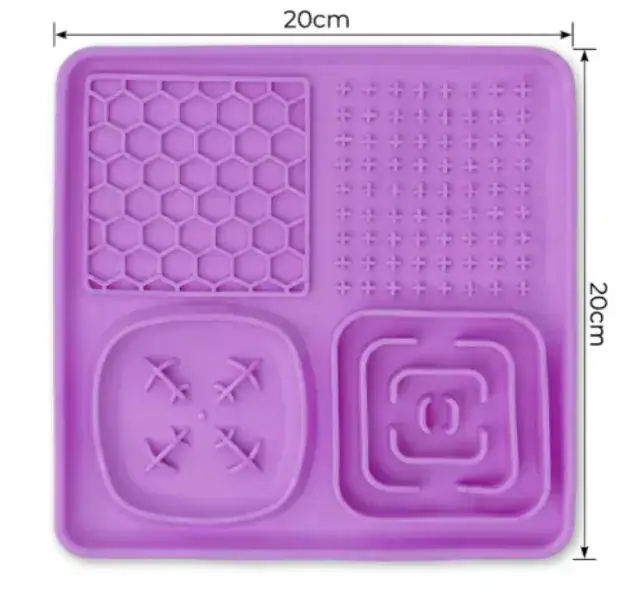 PLATO ALFOMBRILLA HUELLITA