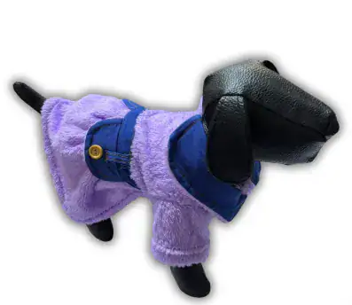 VESTIDO PELUCHE C/ JEAN