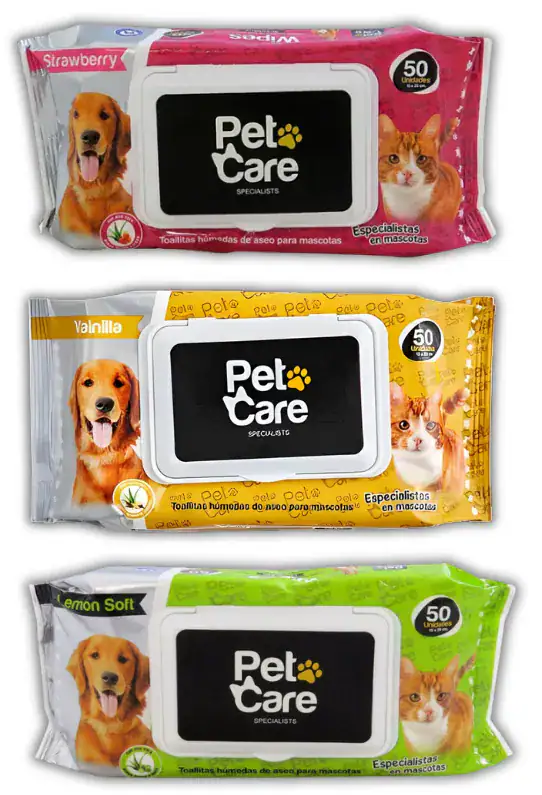 TOALLITAS HUMEDAS PET CARE X50 UNDS