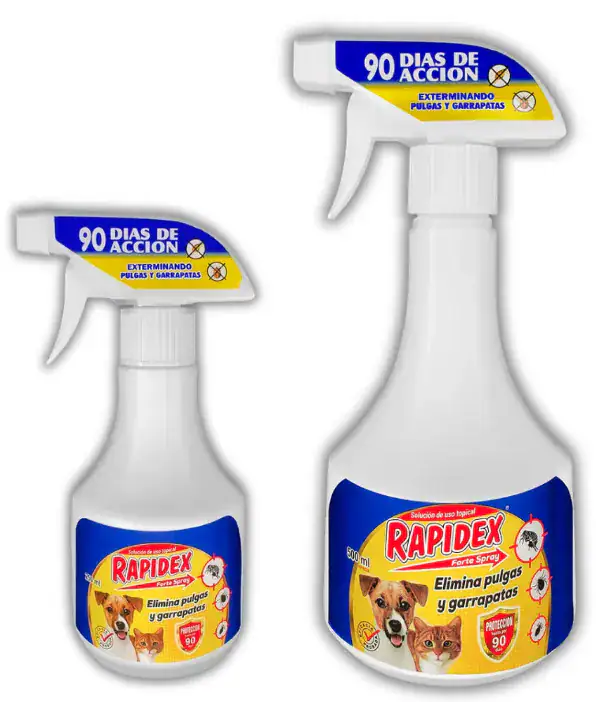 SPRAY ANTIPULGAS Y GARRAPATAS RAPIDEX