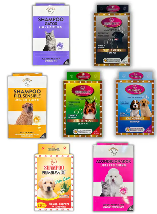 SHAMPOO PREMIUM DOG SACHETS X25 UNDS X30ML