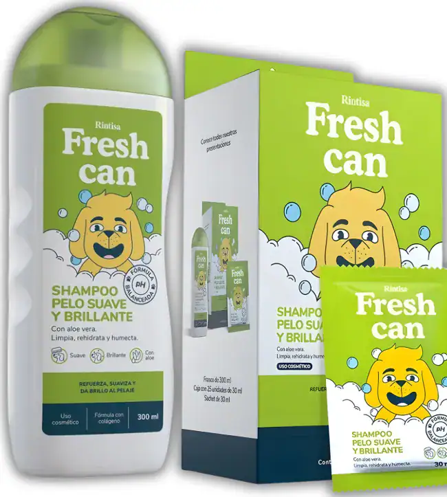 SHAMPOO FRESH CAN PELO SUAVE Y BRILLANTE
