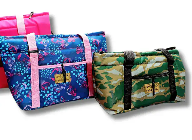 CARTERA PARA MASCOTAS ESTAMPADA